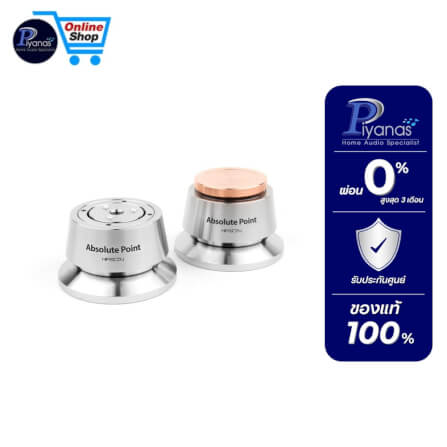ฐานรองเครื่องเสียง HIFISTAY : HIFISTAY ABSOLUTE POINT MAGNUM 80 MM (ขนาด 80 MM) (สี SILVER)/SET OF 4 (STEEL BOX)_1